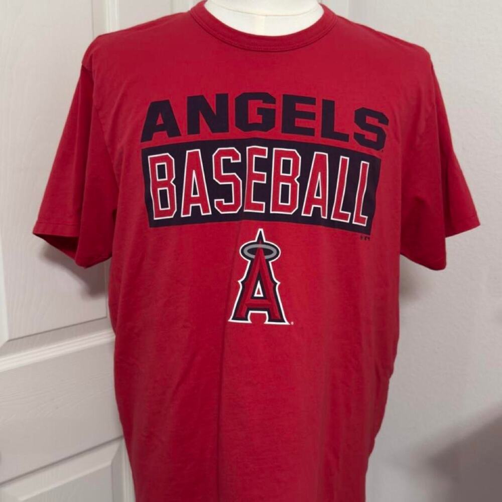 47 Brand LA Angels Baseball Red Graphic T-Shirt XL